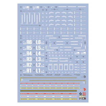 MGEX Unicorn Gundam Ver.Ka Waterslide Decals [UV]