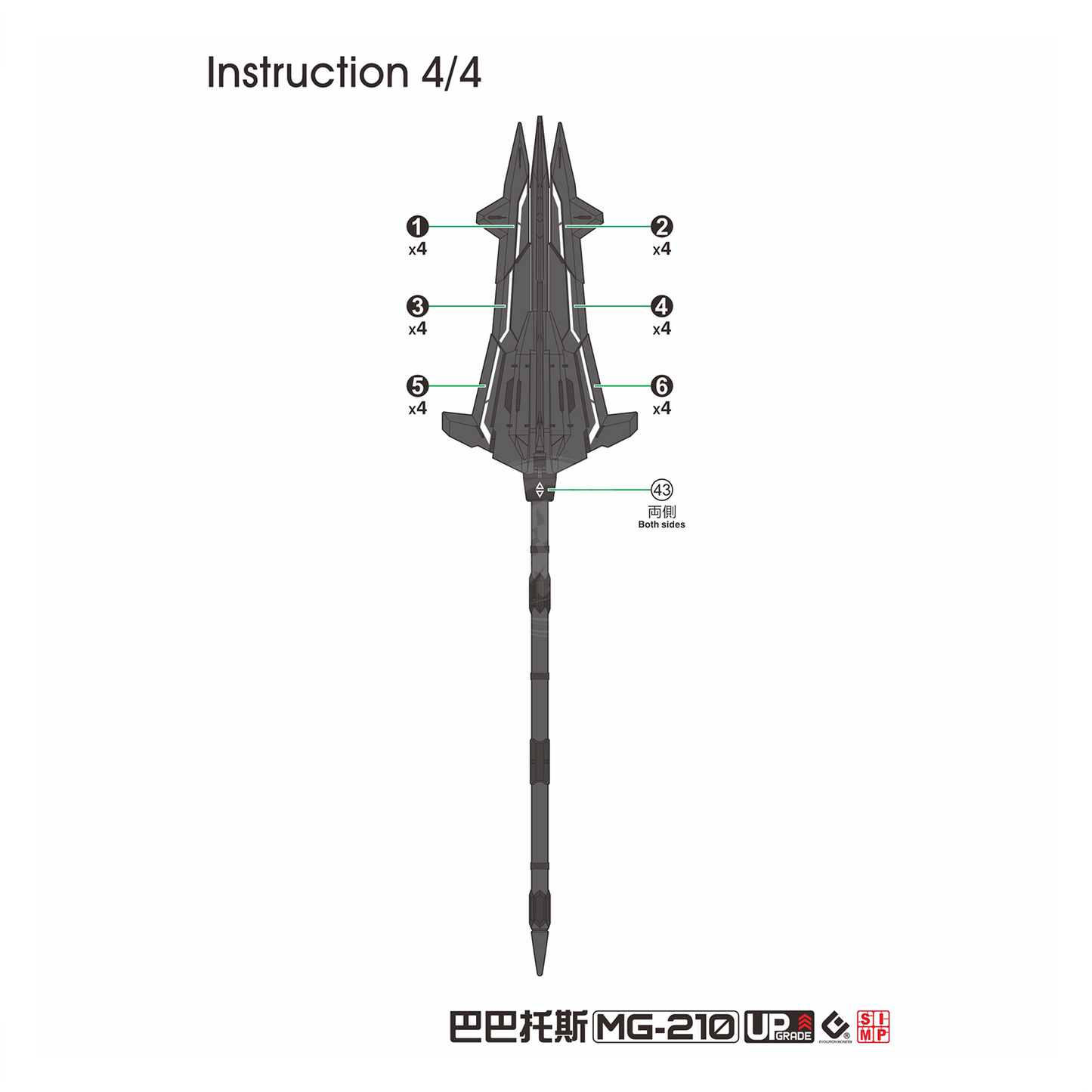 MG Gundam Barbatos Waterslide Decals [UV]