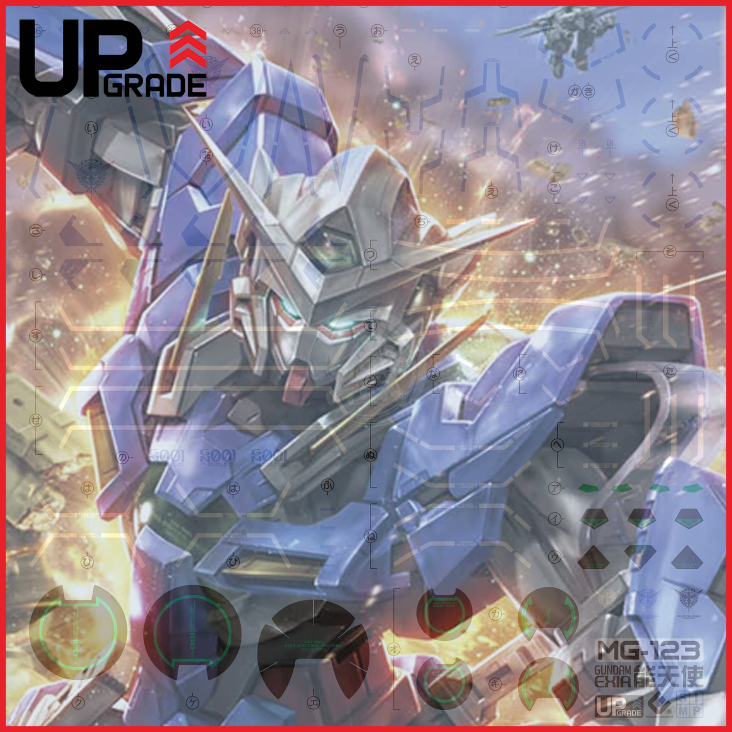 MG Gundam Exia Waterslide Decals [UV]