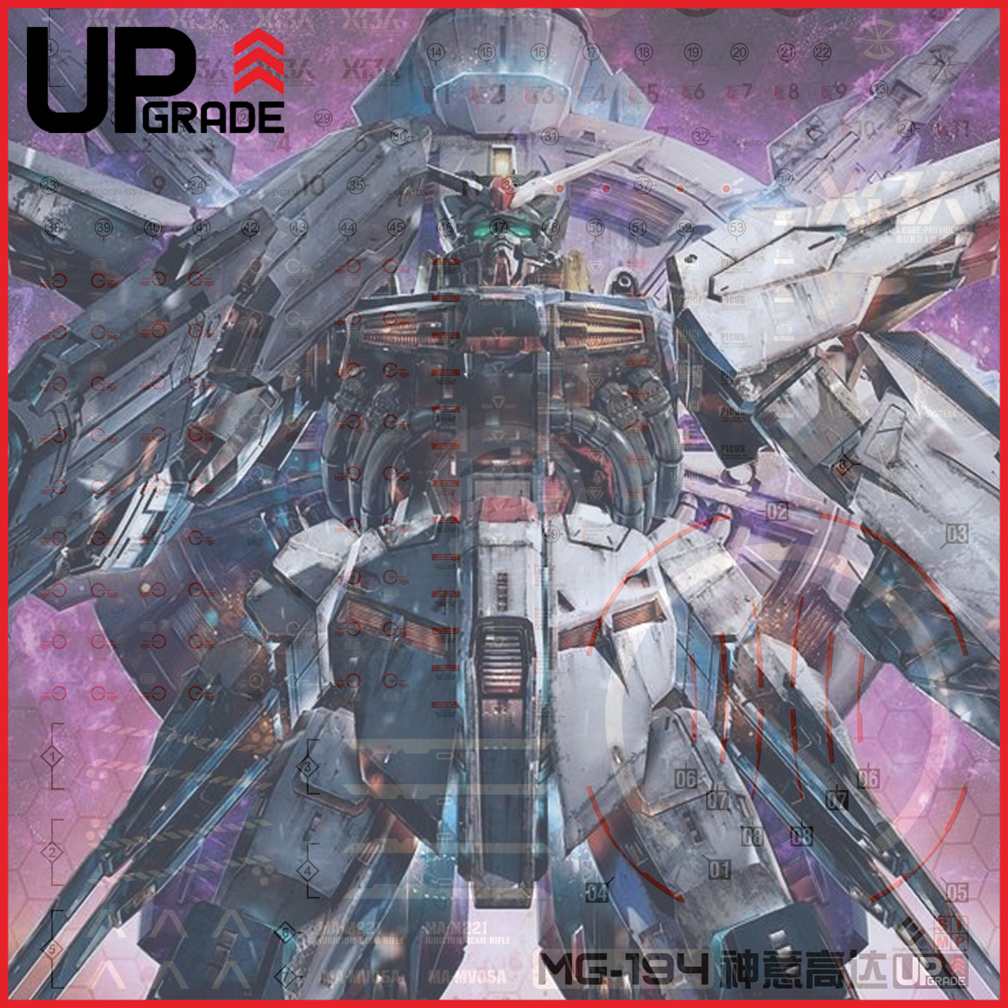 MG Providence Gundam Waterslide Decals [UV]