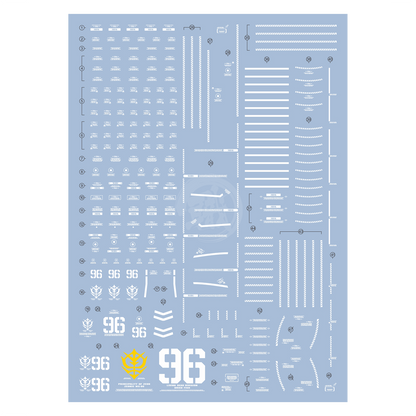 MG Zaku II High Mobility Type ["Psycho Zaku"] Ver.Ka [Gundam Thunderbolt Ver.] Waterslide Decals