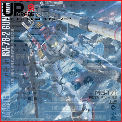 MG RX-78-2 Gundam [Ver. 3.0] [The Gundam Base Colorway] Waterslide Decals [UV]