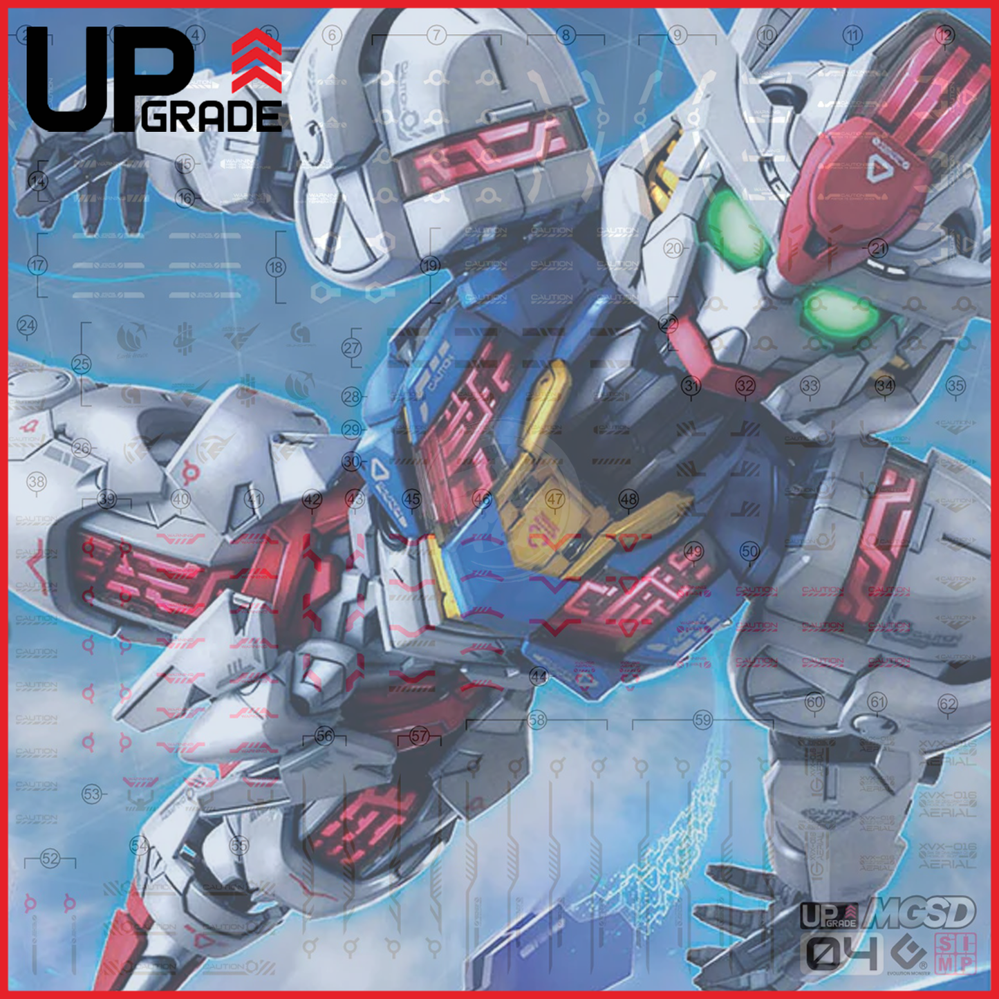 MGSD Gundam Aerial Waterslide Decals [UV]
