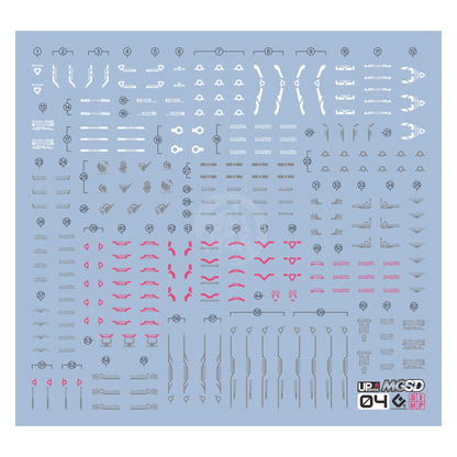 MGSD Gundam Aerial Waterslide Decals [UV]
