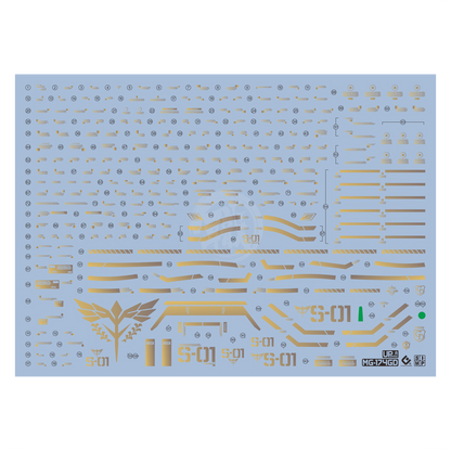 MG Sazabi Ver.Ka Waterslide Decals [Chrome Gold Ver.]