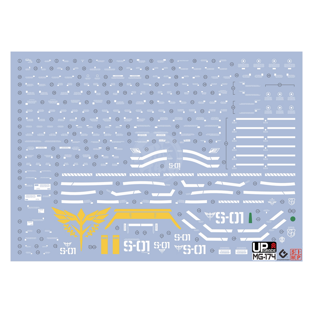 MG Sazabi Ver.Ka Waterslide Decals [Regular Ver.]