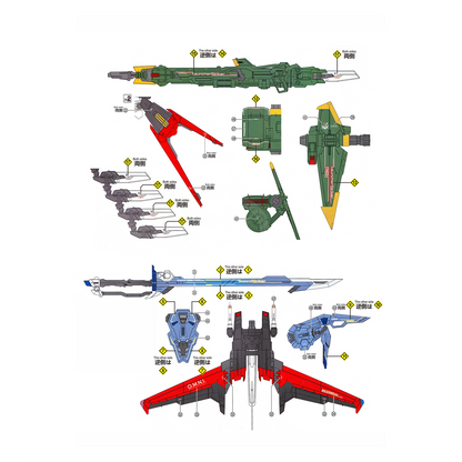 PG Perfect Strike Gundam Waterslide Decals [UV]