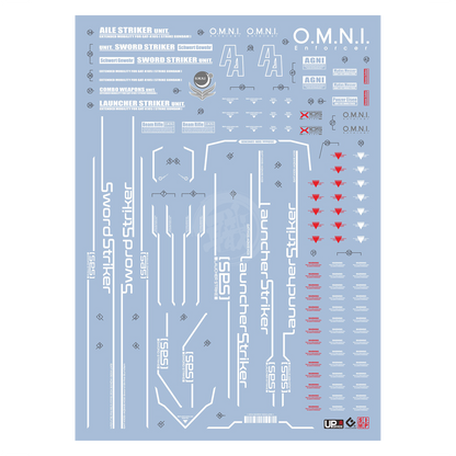 PG Perfect Strike Gundam Waterslide Decals [UV]