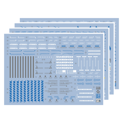 PG Unicorn Perfectibility Waterslide Decals [Blue Ver.]