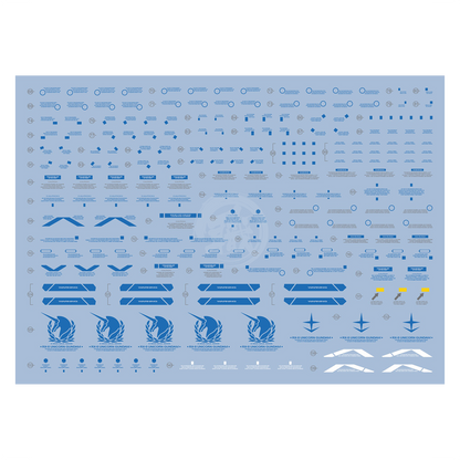 PG Unicorn Perfectibility Waterslide Decals [Blue Ver.]