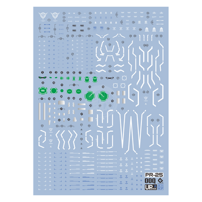 RG 00 Qan[T] Full Saber Waterslide Decals [UV]