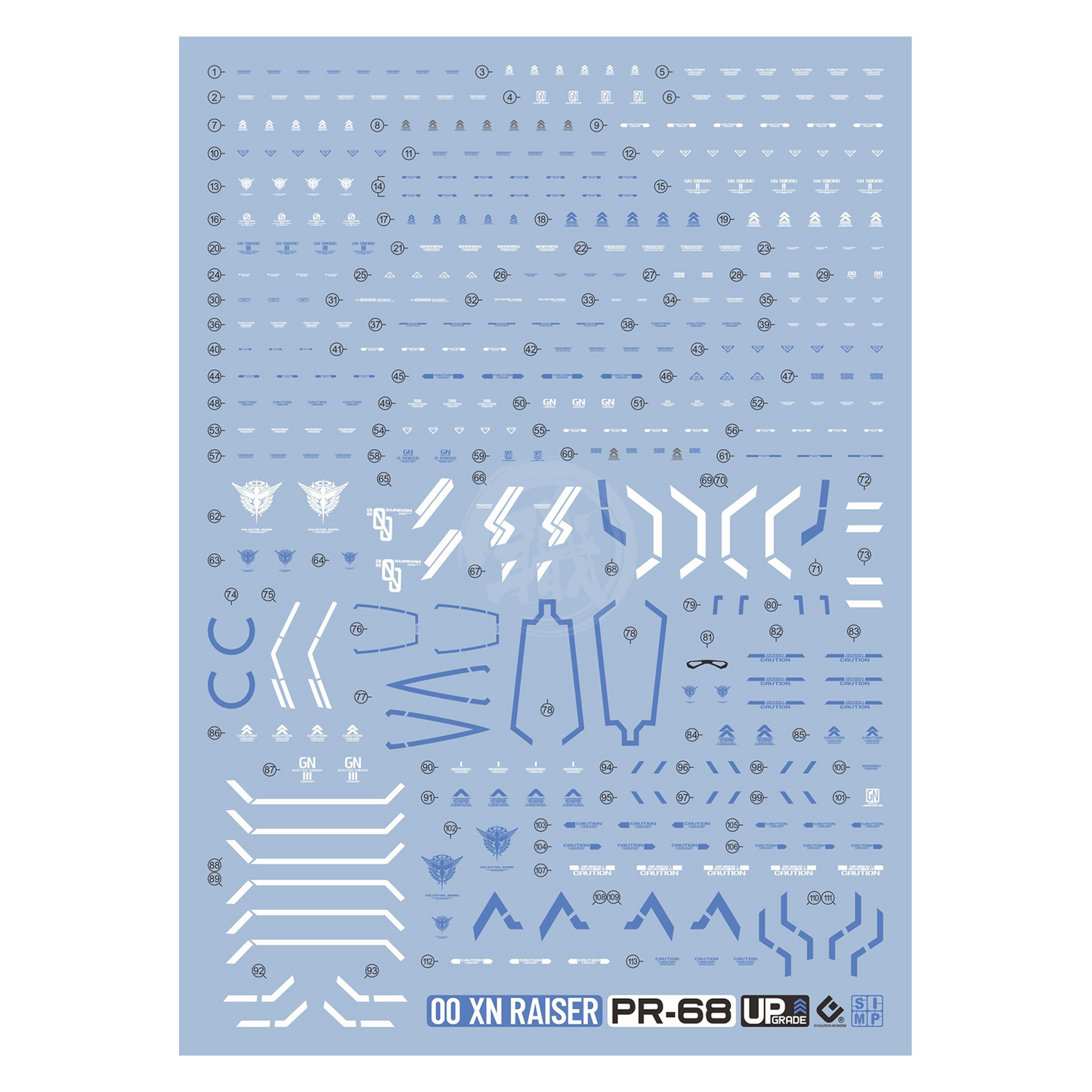RG 00 XN Raiser Waterslide Decals [UV]