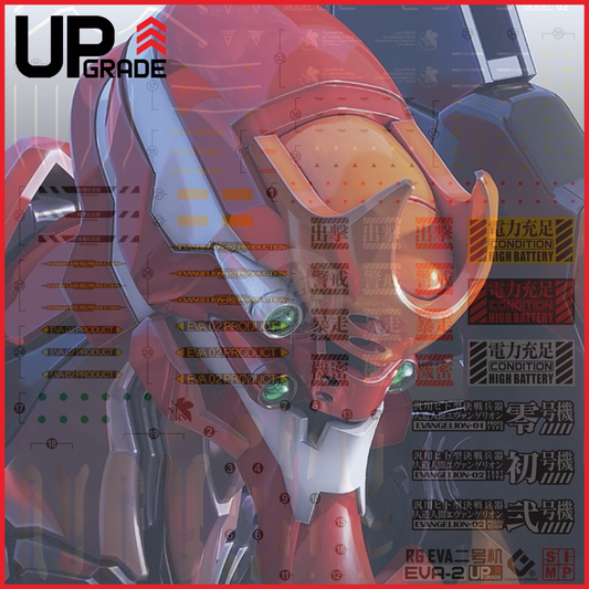 RG Evangelion Unit-02 Waterslide Decals [UV]