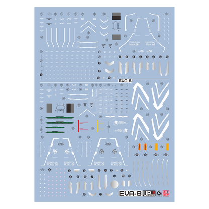 RG Evangelion Mark.06 / Unit-08α Waterslide Decals [UV]