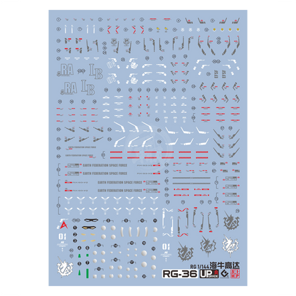 RG Hi-Nu Gundam Waterslide Decals [UV]