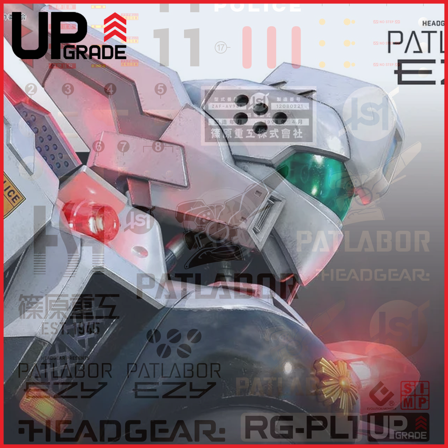 RG AV-98Plus Ingram Plus Waterslide Decals [UV]