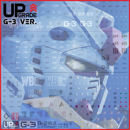 RG RX-78-3 G-3 Gundam [Ver. 2.0] Waterslide Decals [UV]