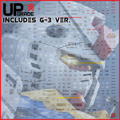 RG RX-78-2 Gundam / RX-78-3 G-3 Gundam [Ver. 2.0] Waterslide Decals [UV]