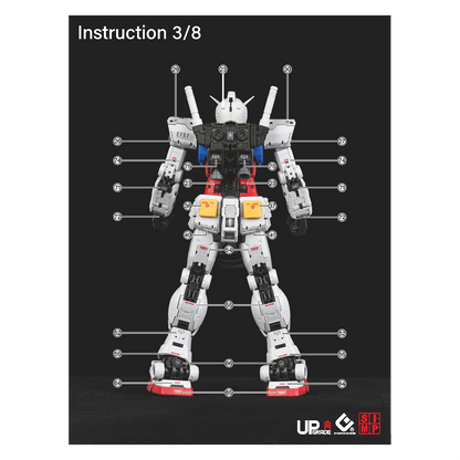 RG RX-78-2 Gundam / RX-78-3 G-3 Gundam [Ver. 2.0] Waterslide Decals [UV]