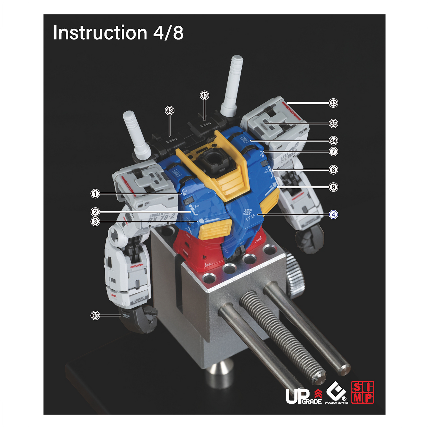 RG RX-78-2 Gundam / RX-78-3 G-3 Gundam [Ver. 2.0] Waterslide Decals [UV]