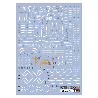 RG Sazabi Waterslide Decals [Regular Ver.]