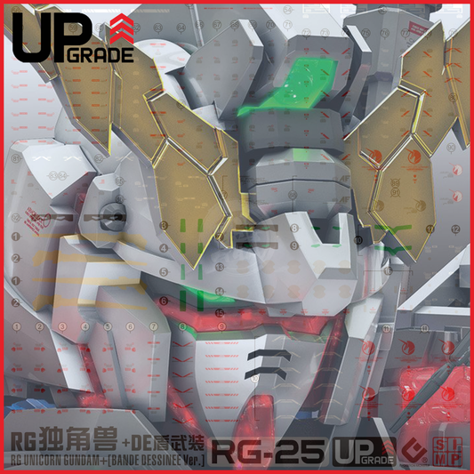 RG Unicorn Gundam Waterslide Decals [UV]