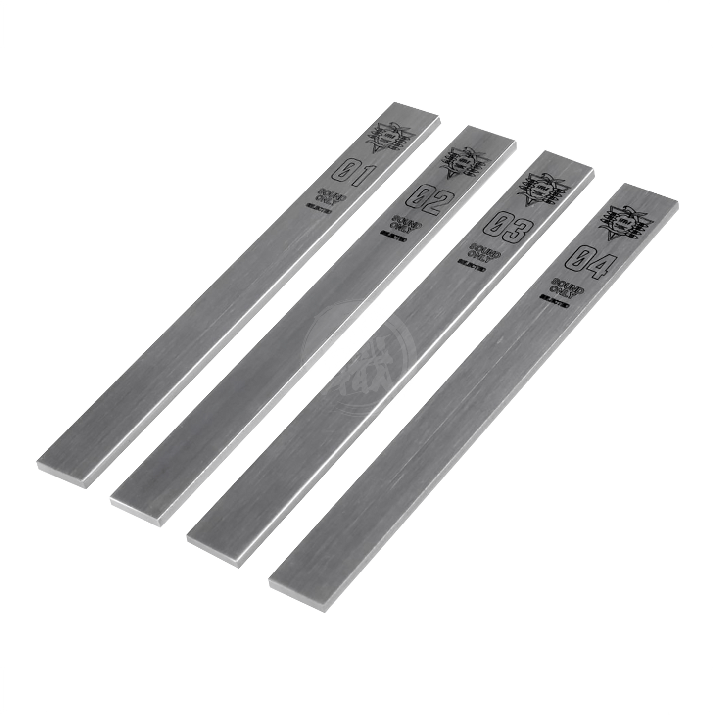 Stainless steel FF sanding board by Godhand Tools, 10mm thickness, Evangelion Seele Monolith version, limited edition model.
