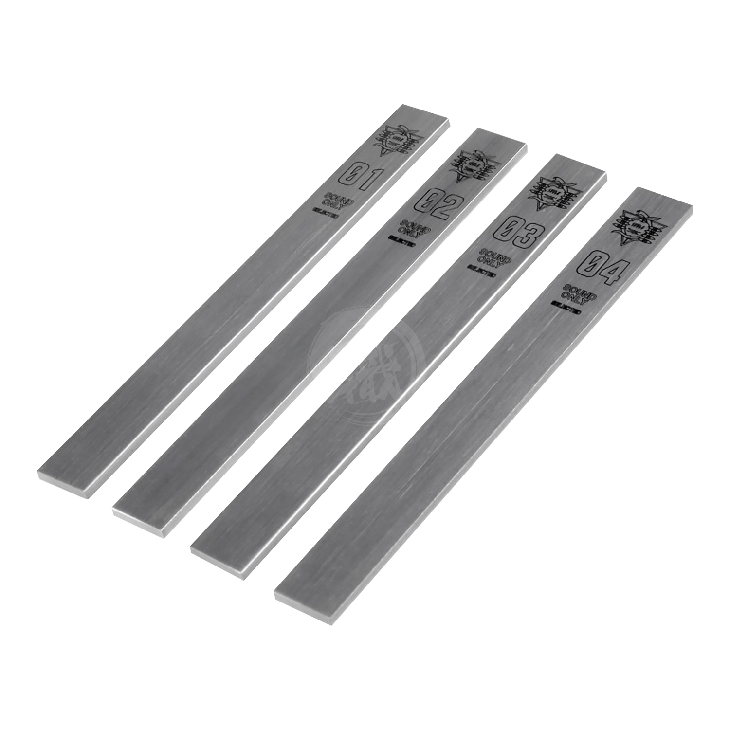 Stainless steel FF sanding board by Godhand Tools, 10mm thickness, Evangelion Seele Monolith version, limited edition model.