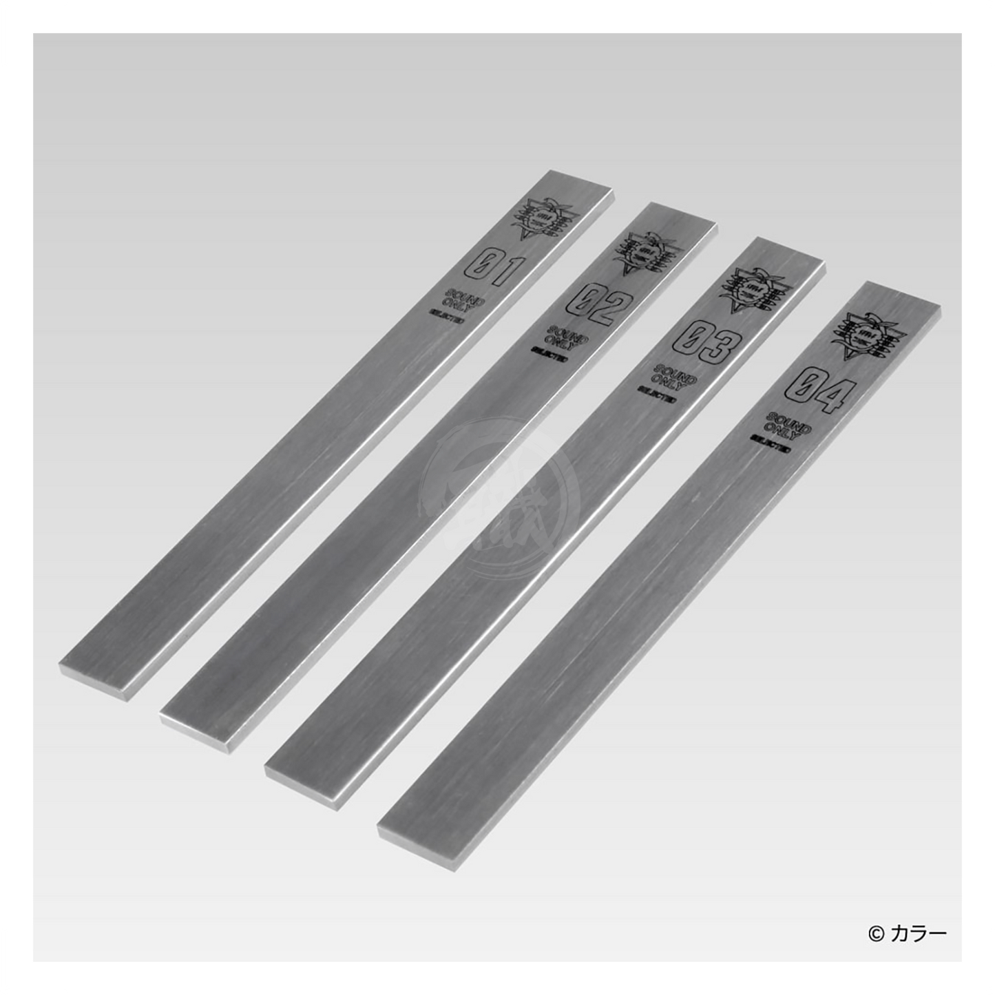 Stainless steel FF sanding board by Godhand Tools in Evangelion Seele Monolith Ver. limited edition, 10mm thickness for model building.
