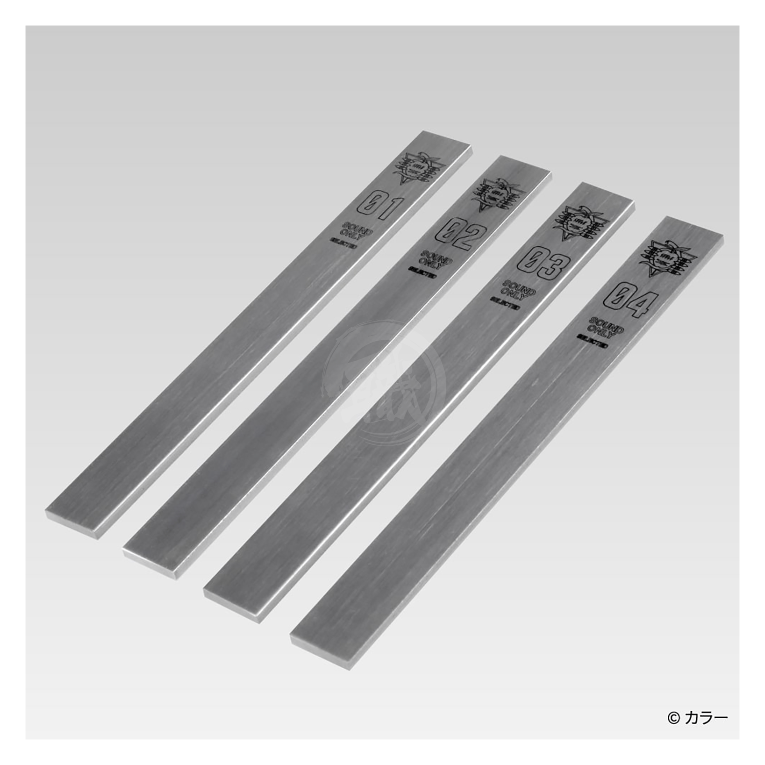 Stainless steel FF sanding board by Godhand Tools in Evangelion Seele Monolith Ver. limited edition, 10mm thickness for model building.