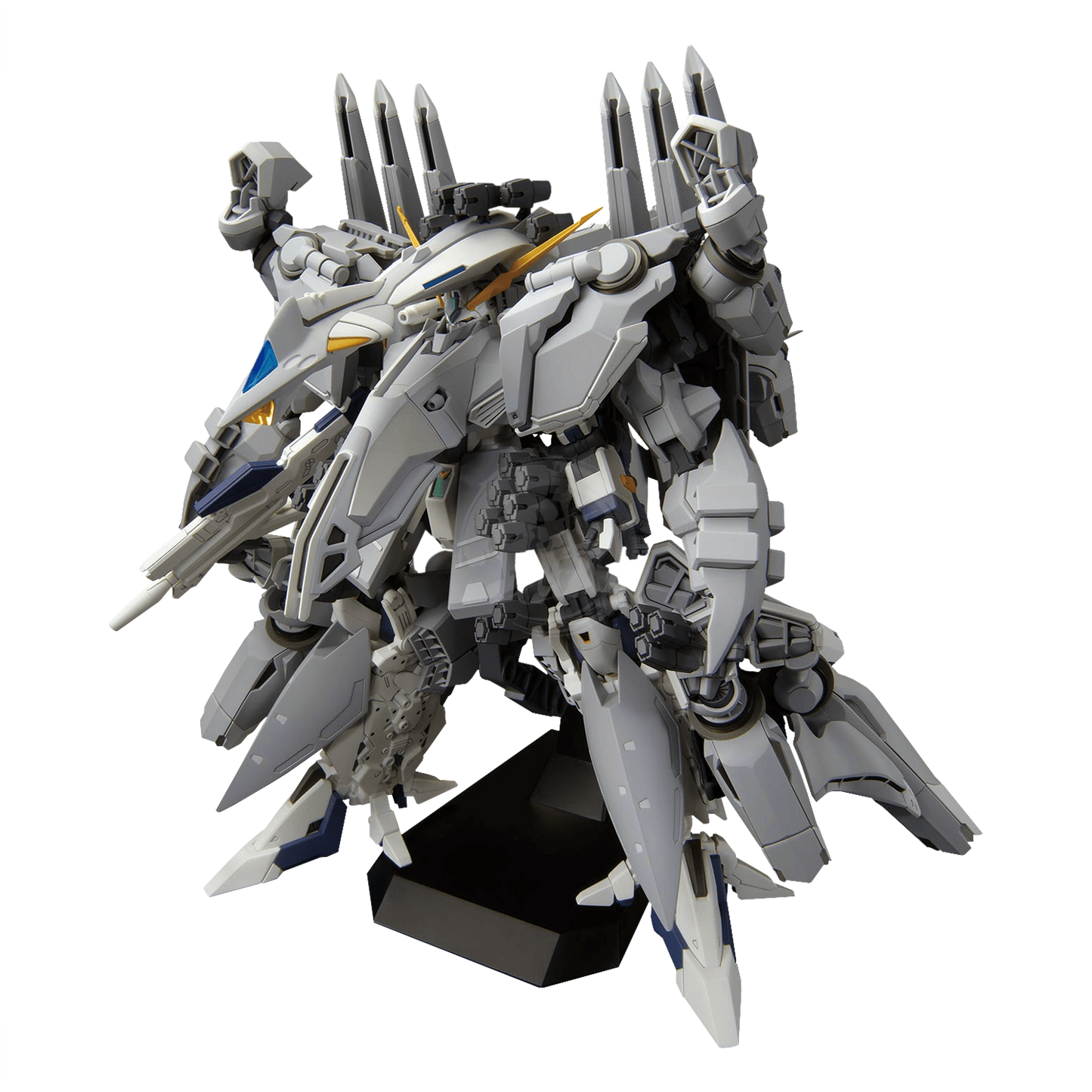 Bandai HG Alyzeus model kit, 1/144 scale, featuring detailed armor and weaponry, ready for assembly and display.