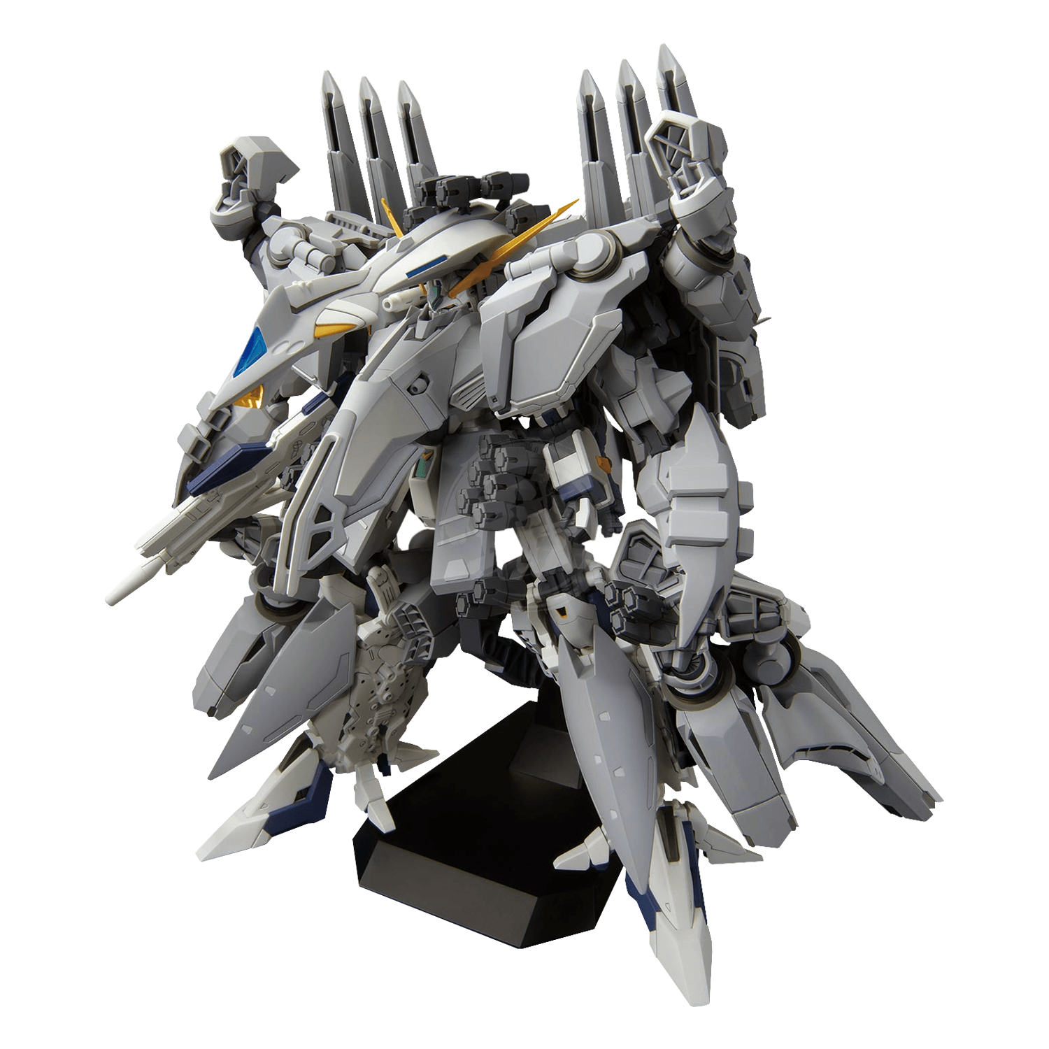Bandai HG Alyzeus model kit, 1/144 scale, featuring detailed armor and weaponry, ready for assembly and display.