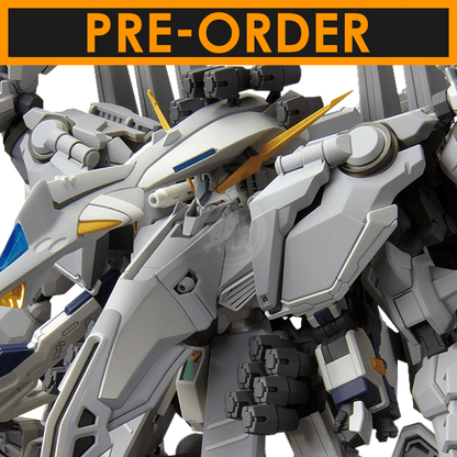 Bandai HG Alyzeus model kit in 1/144 scale, featuring detailed plastic parts and assembly-ready pieces.
