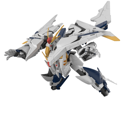 Bandai HG Xi Gundam model kit from Mobile Suit Gundam Hathaway, displayed in a detailed plastic model with vibrant colors.