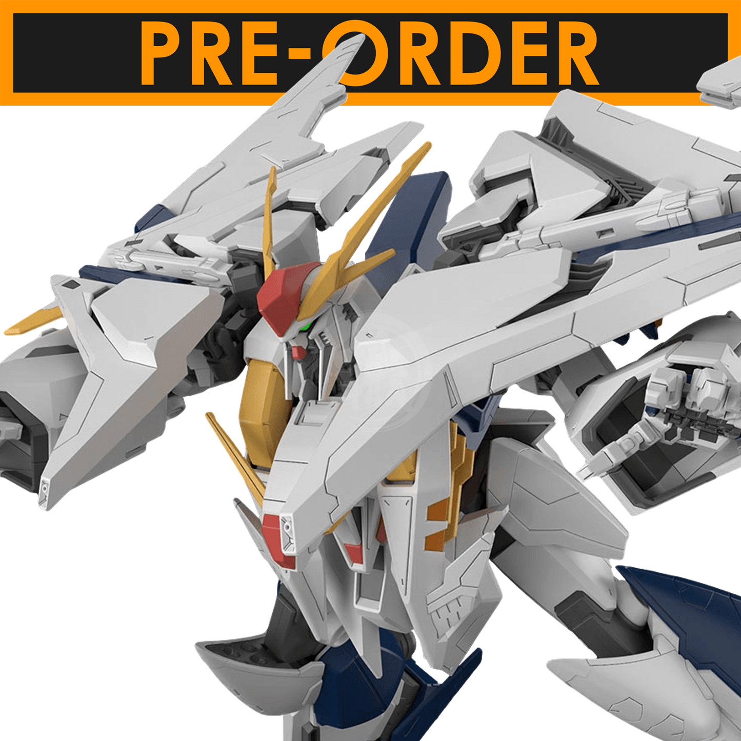 Bandai HG Xi Gundam model kit from Mobile Suit Gundam Hathaway, featuring detailed design and articulation.
