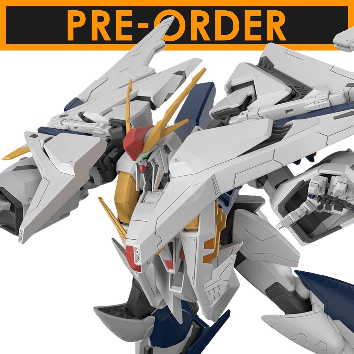 Bandai HG Xi Gundam model kit from Mobile Suit Gundam Hathaway, featuring detailed design and articulation.