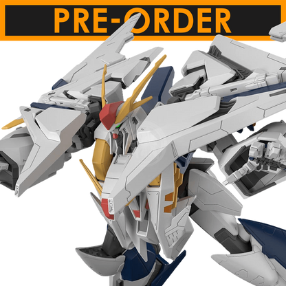 Bandai HG Xi Gundam model kit from Mobile Suit Gundam Hathaway, featuring detailed design and articulation.