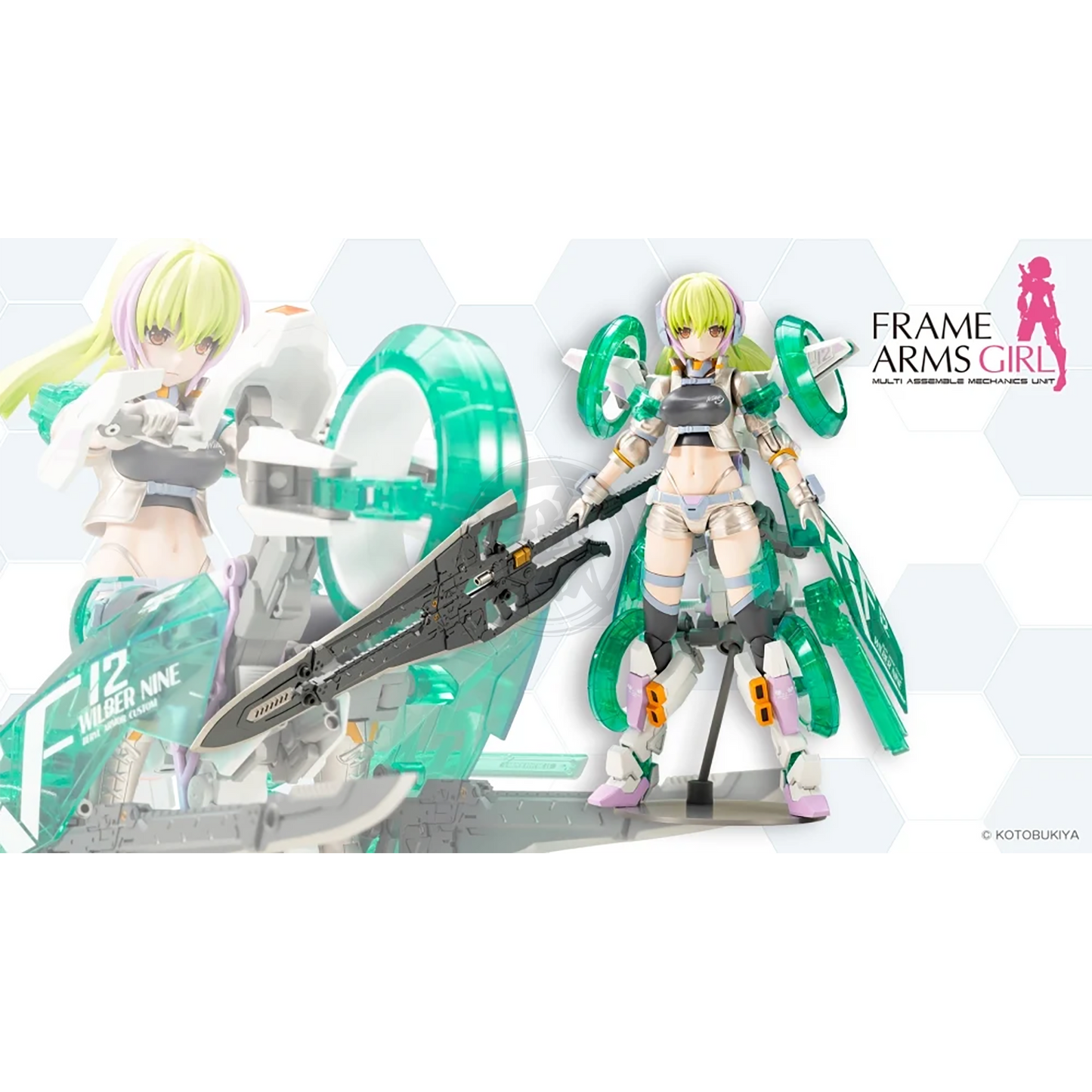 Frame Arms Girl Wilber Nine [Beryl Armor Custom]