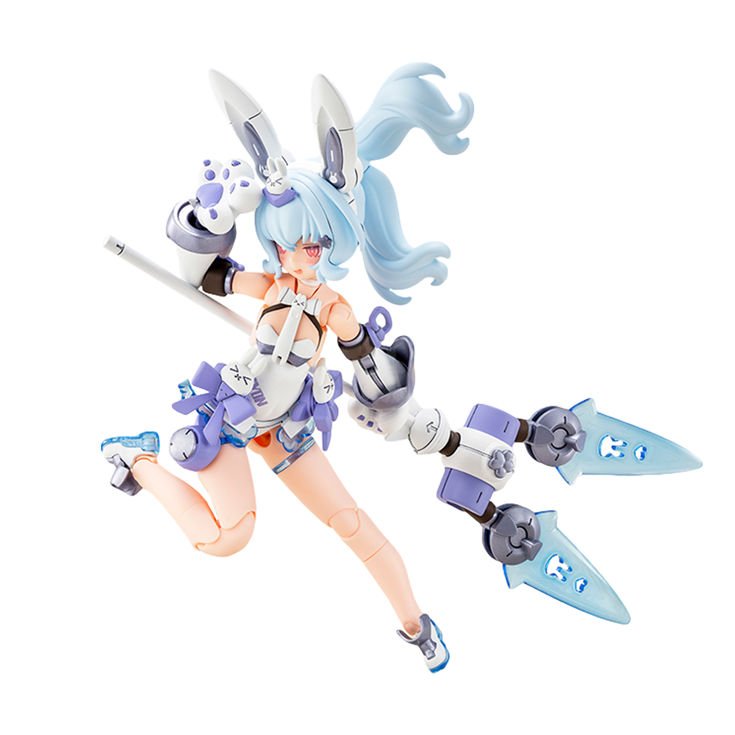 Kotobukiya Puni Mofu Yuki Tu model kit featuring a cute, soft plush design with detailed craftsmanship and vibrant colors.