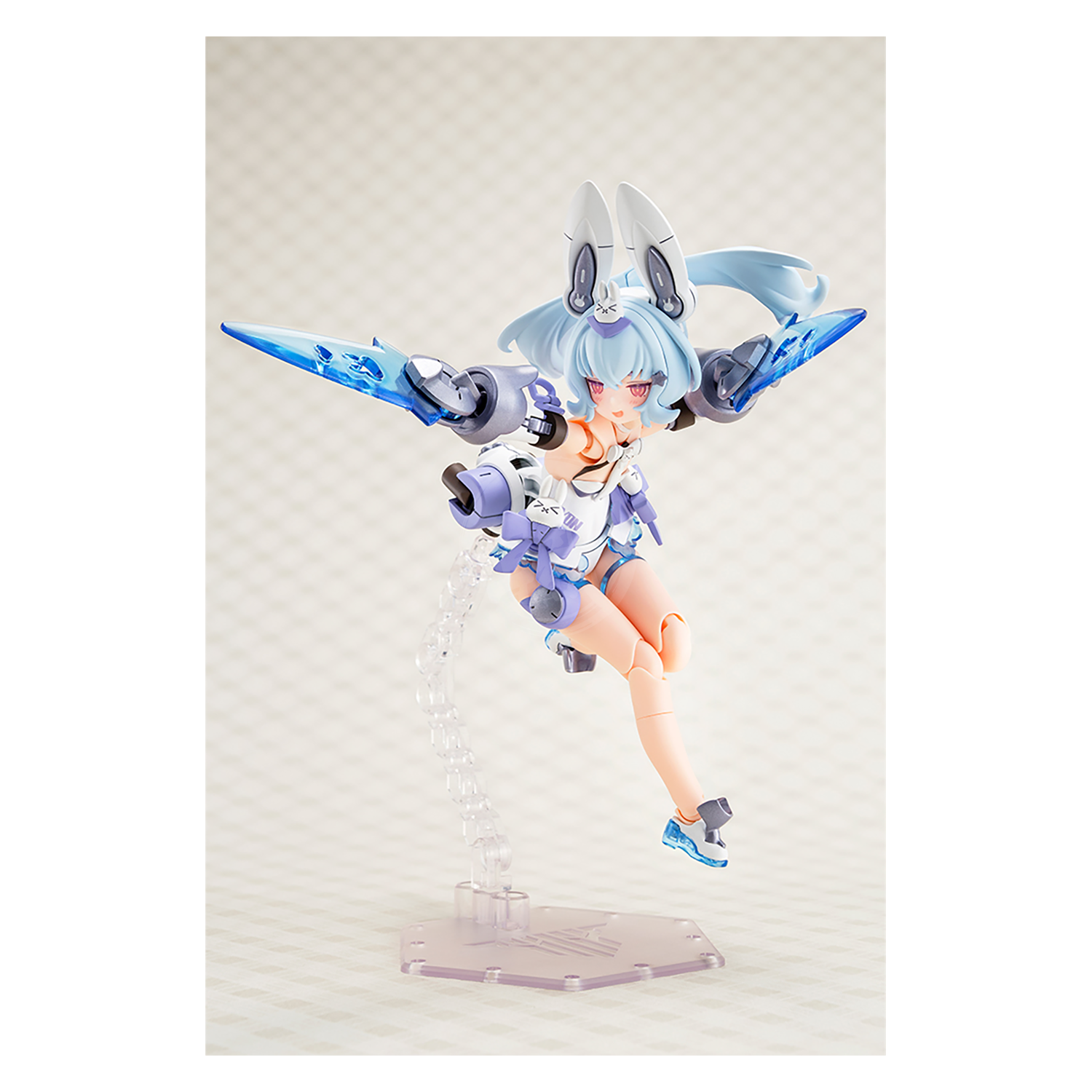 Kotobukiya Puni Mofu Yuki Tu model kit featuring detailed plastic parts and colorful design for display or assembly.