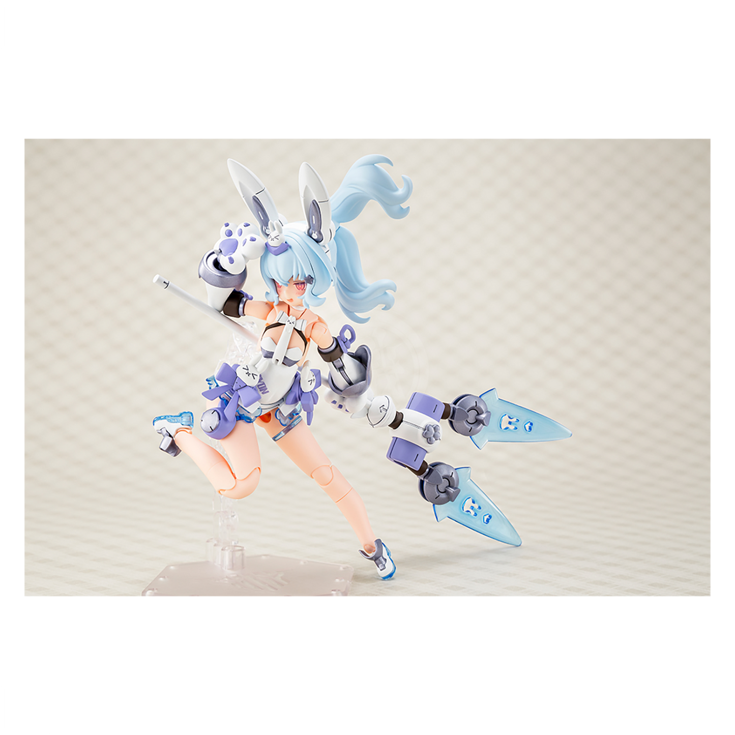 Kotobukiya Puni Mofu Yuki Tu model kit featuring soft, plush-like design with intricate details and vibrant colors.