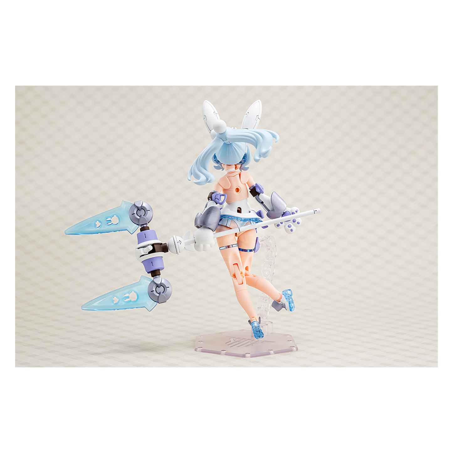 Kotobukiya Puni Mofu Yuki Tu model kit featuring a cute, plush-like character with detailed paintwork and assembly parts.