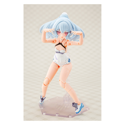 Kotobukiya Puni Mofu Yuki Tu model kit featuring a cute, plush-like character with detailed sculpting and vibrant colors.