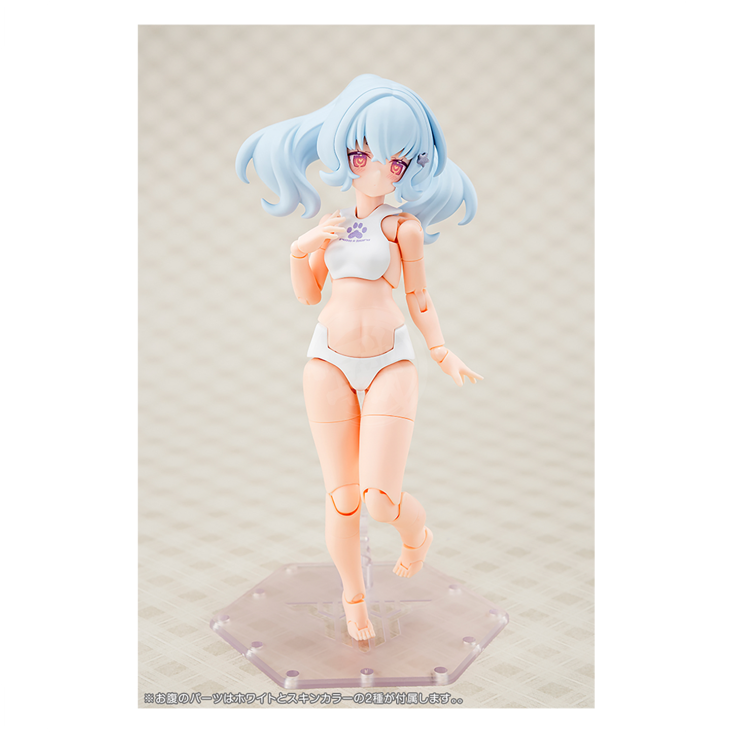 Kotobukiya Puni Mofu Yuki Tu model kit featuring soft, plush-like design and detailed craftsmanship in a colorful plastic build.