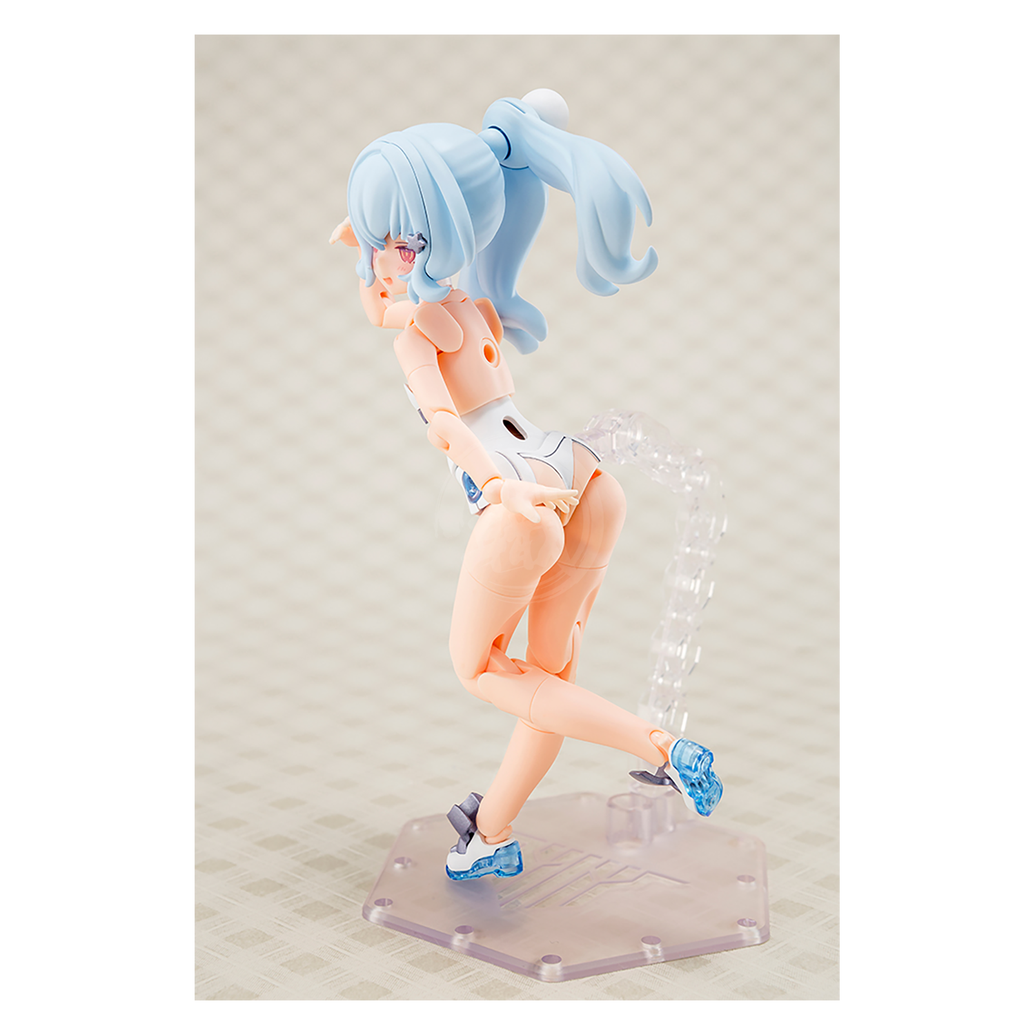 Kotobukiya Puni Mofu Yuki Tu model kit featuring a cute, plush-like snow-themed character with detailed design.
