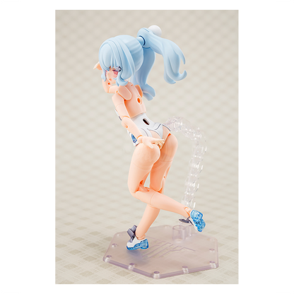 Kotobukiya Puni Mofu Yuki Tu model kit featuring a cute, plush-like snow-themed character with detailed design.
