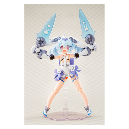 Kotobukiya Puni Mofu Yuki Tu model kit from Megami Device series, featuring detailed plastic parts and assembly components.