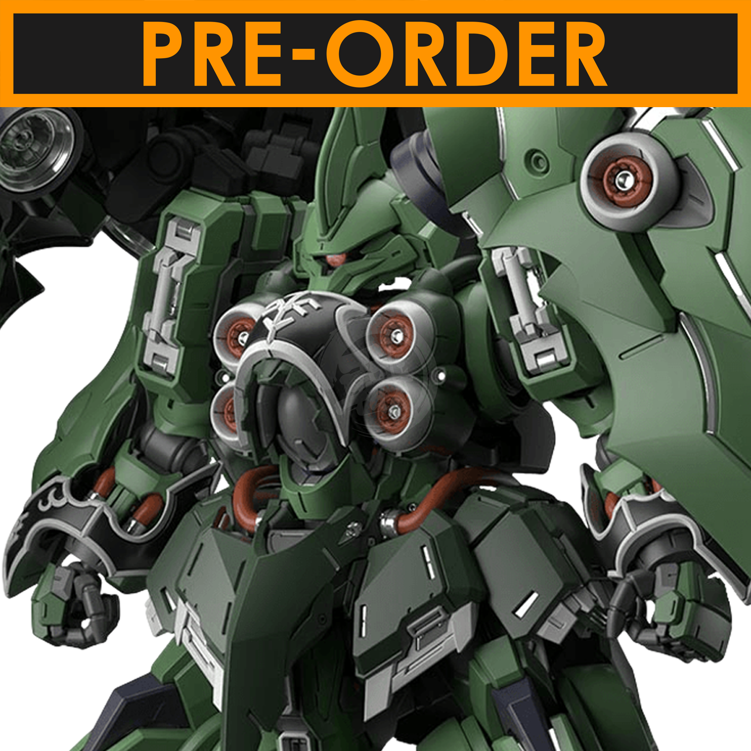 Bandai MGSD Kshatriya model kit featuring detailed plastic parts and intricate design, ready for assembly.