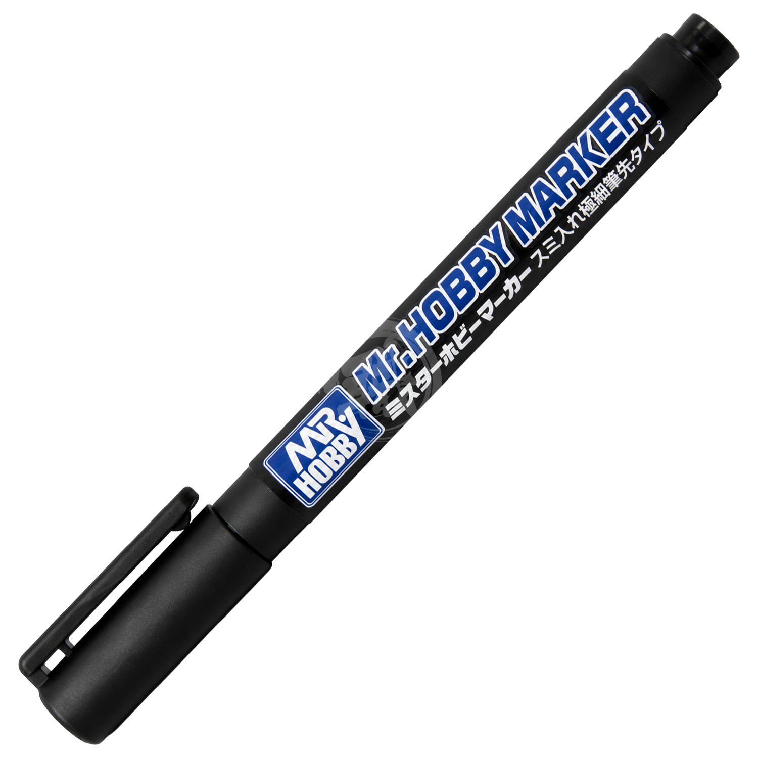 Black GSI Creos CM101 Ultra-Fine Brush Tip Panel Lining Pen for precise coloring and detailing in model building.
