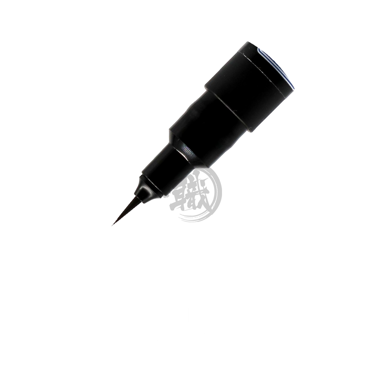 Black ultra-fine brush tip panel lining pen from GSI Creos for detailed model and Gundam panel lining work.